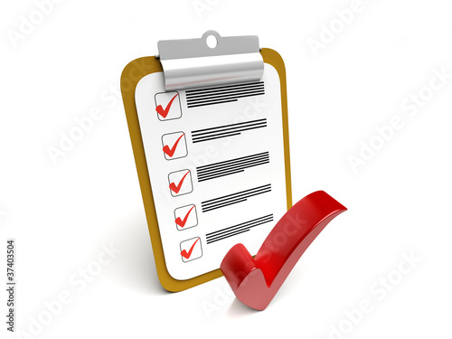 Clipboard with checkmark