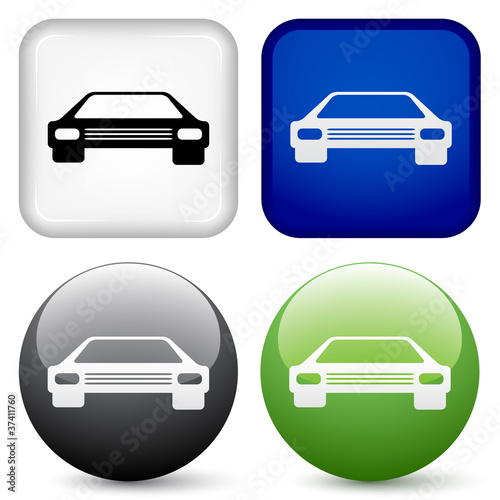 vector car buttons