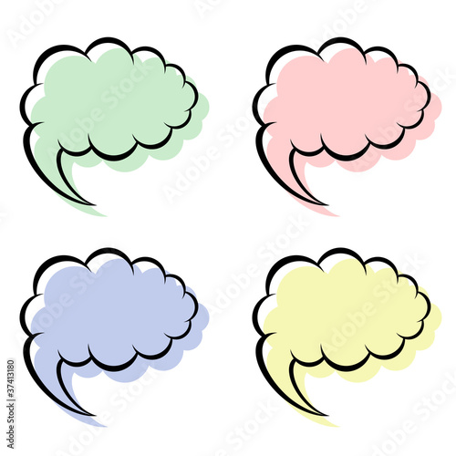 vector speech bubbles