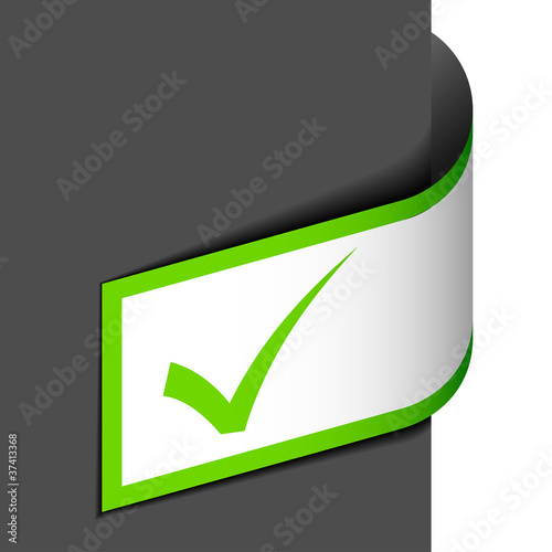 vector positive checkmark