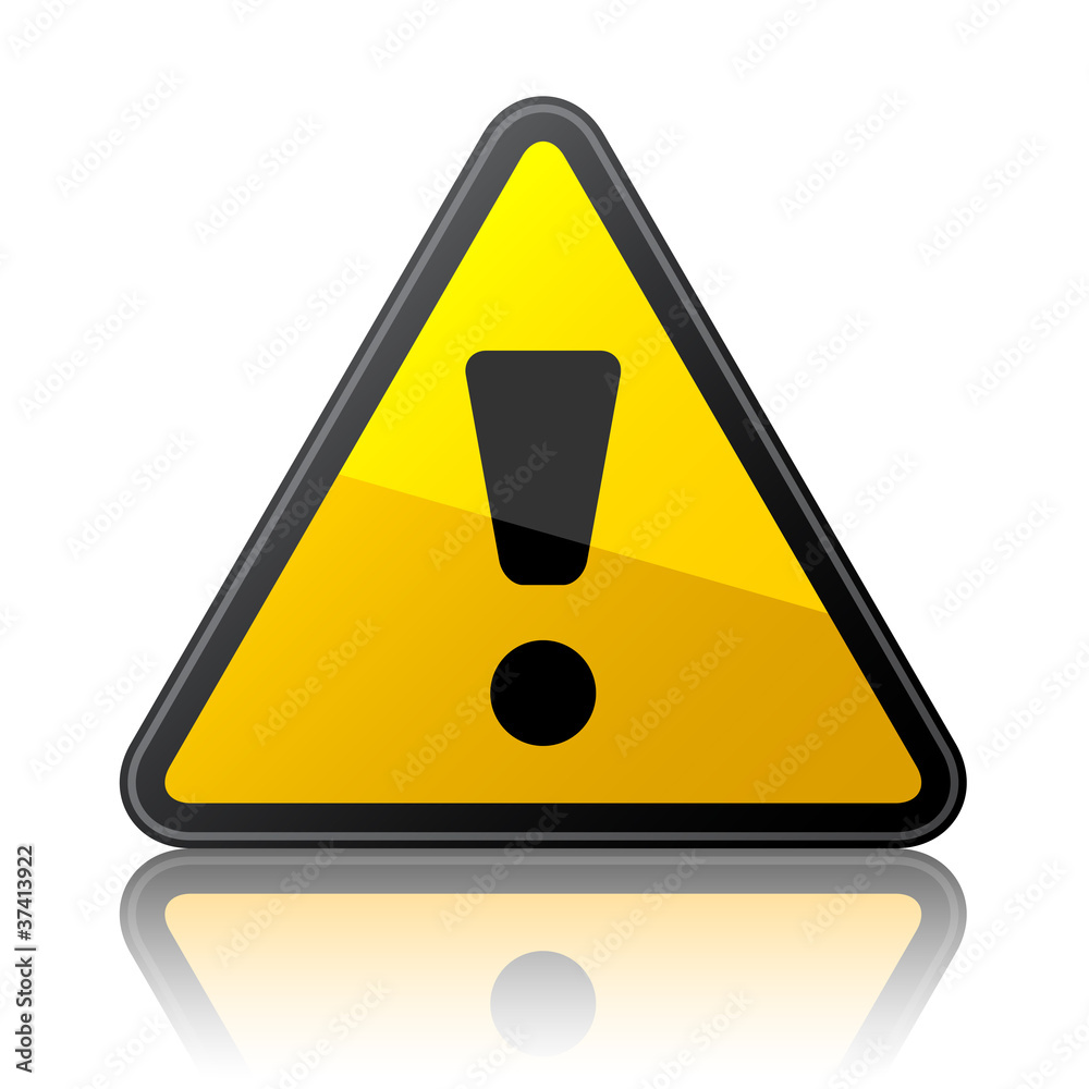 vector warning sign vector warning sign
