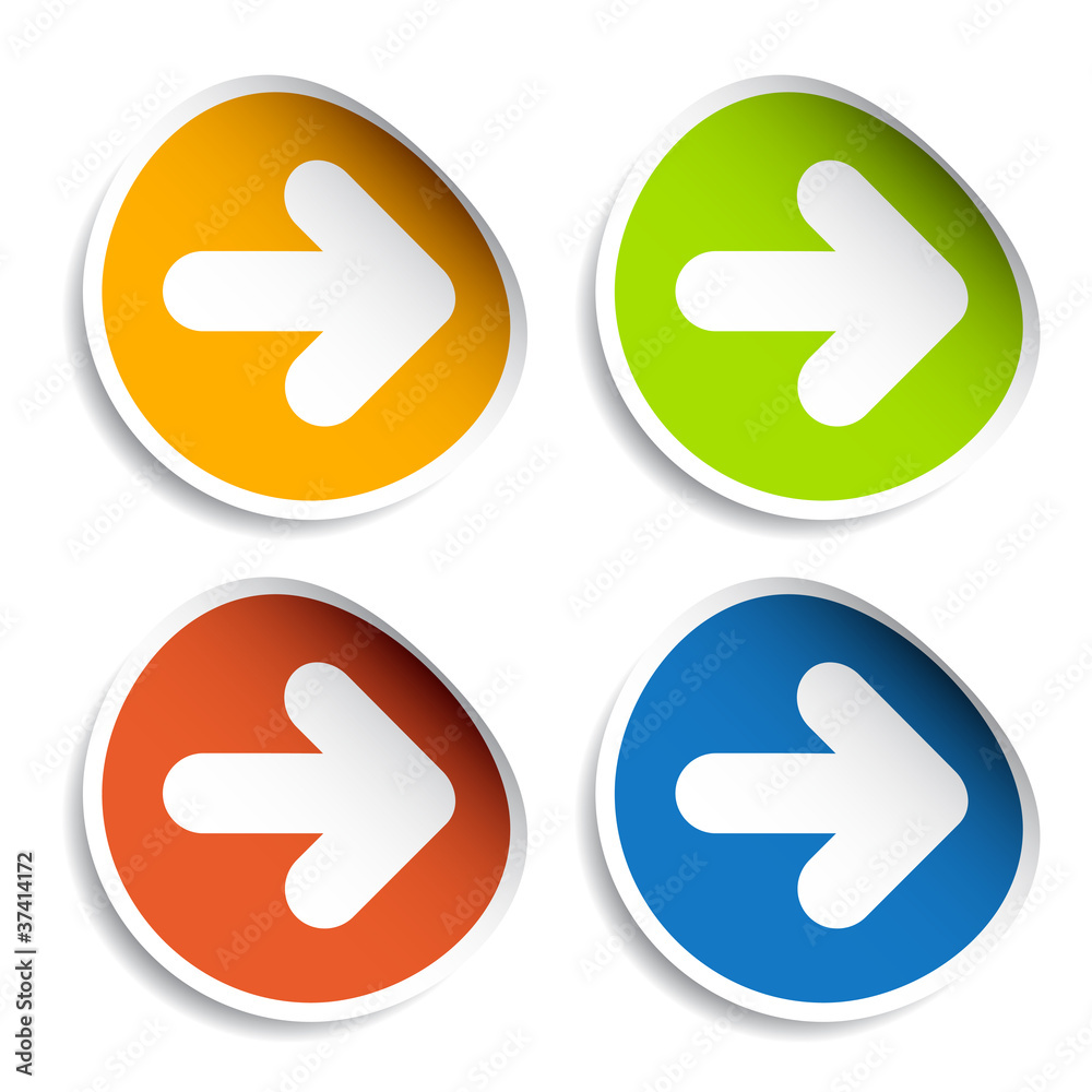 vector arrow stickers vector arrow stickers
