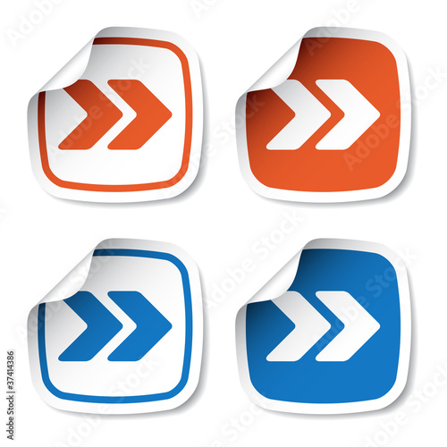 vector arrow stickers