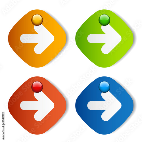 vector arrow stickers