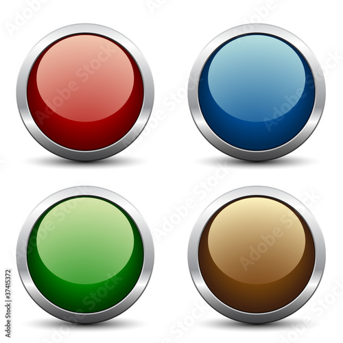 Free Download Vector glossy buttons - GFXLoad
