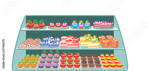 Sweet shop. vector