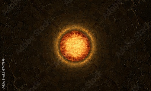 Giant Fireball in tunnel