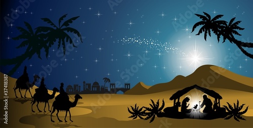 Nativity silhouettes