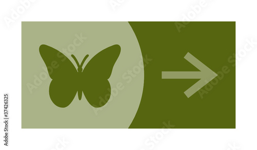 signe, symbole, picto, logo, flèche, papillon, insecte