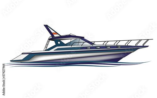 Luxury Yacht , vector