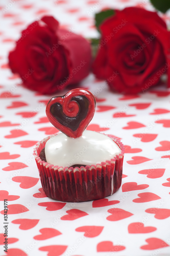 Valentine Day Heart Cupcake Valentine Day Heart Cupcake