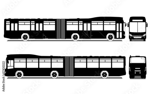 City bus, vector