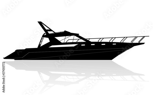 Luxury Yacht , vector
