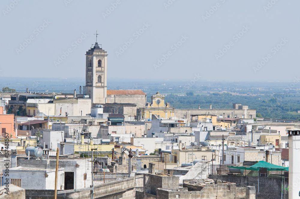 Panoramic view of Oria. Puglia. Italy.