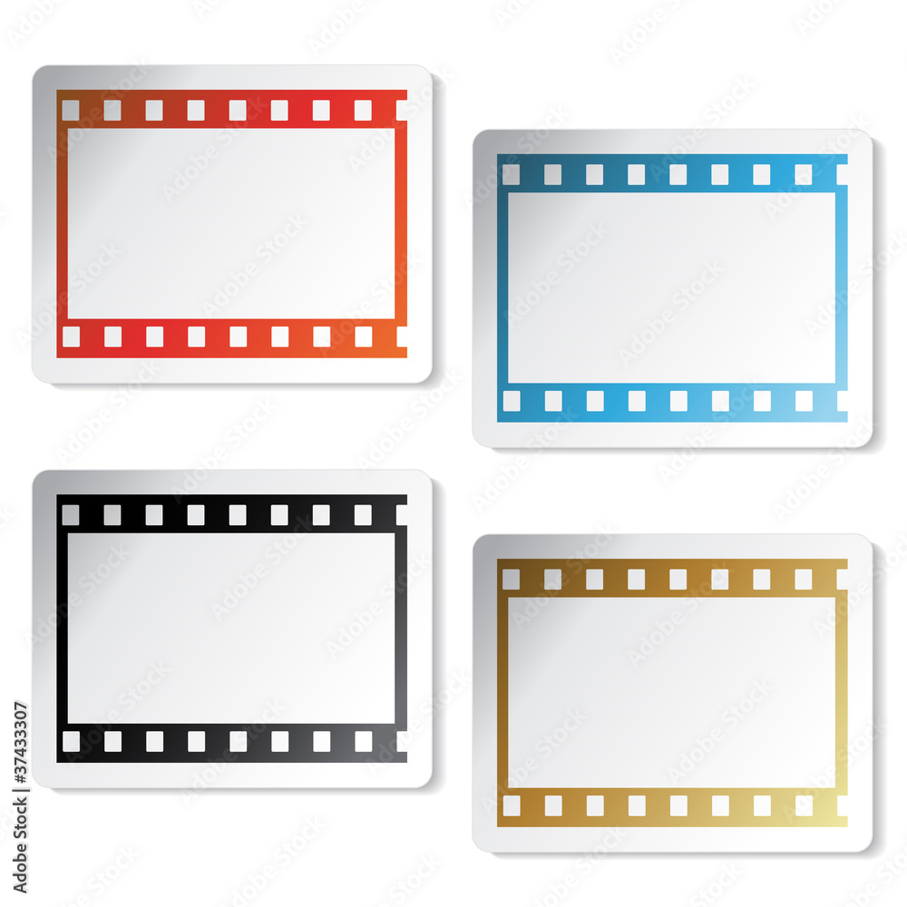 Vector film stickers