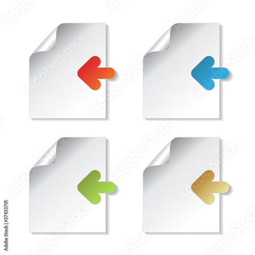 Vector document icons