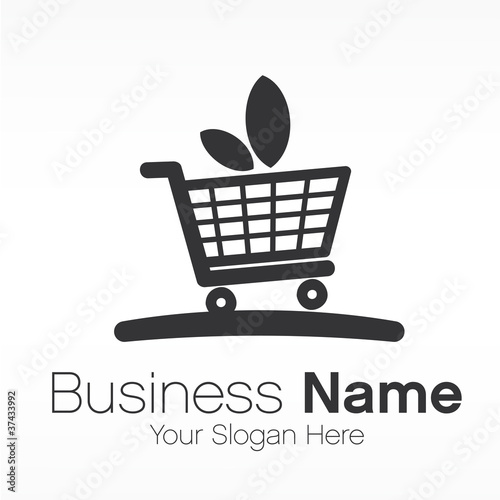 vecteur, panier e-commerce