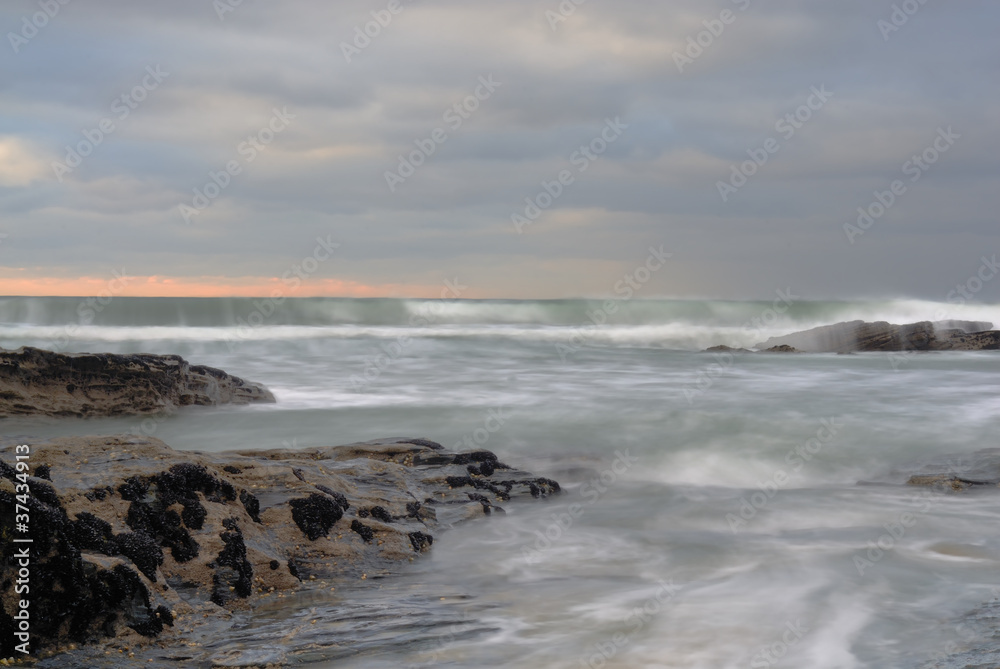 Stormy Sea, Trebarwith Strand, Cornwall.