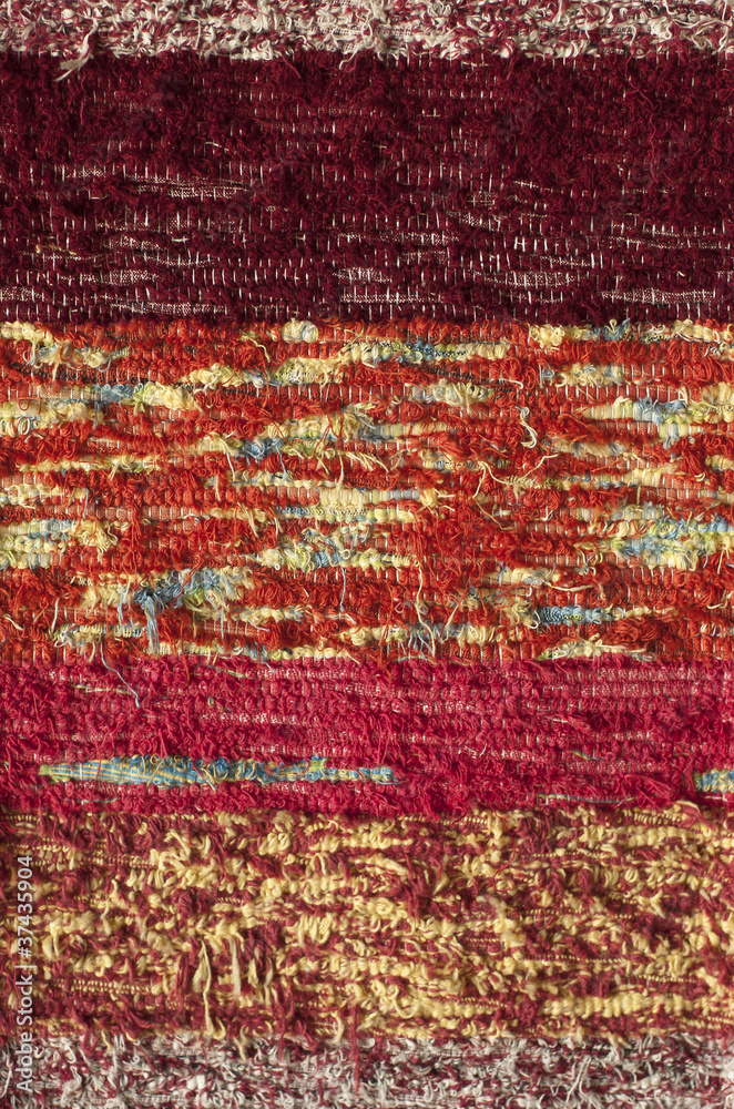Alfombra. Textura textil