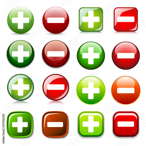 vector add delete or show hide color buttons