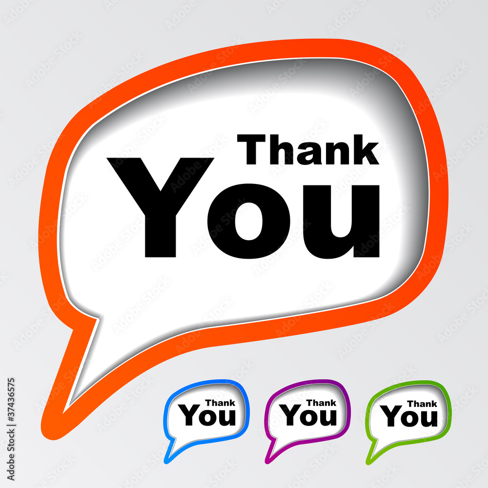 vector speech bubbles thank you vector speech bubbles thank you