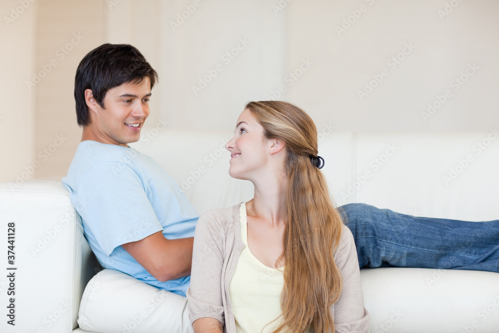 Couple looking at each other Couple looking at each other