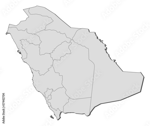 Map of Saudi Arabia