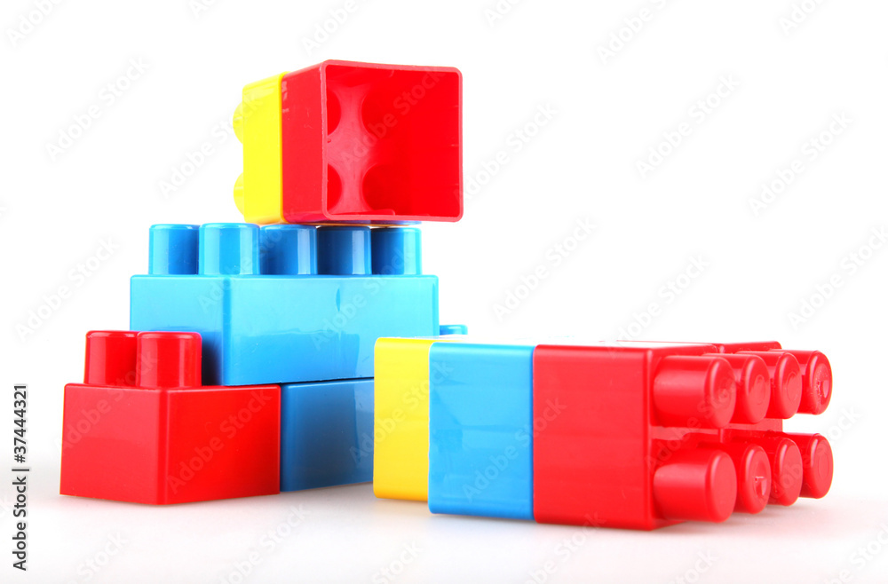 Fototapeta premium Plastic toy blocks