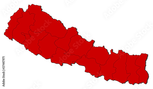 Map of Nepal