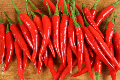 Chilli peppers.