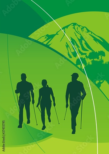 nordic walking mountain