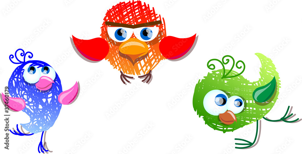 Obraz premium Прекрасные птицы для вашего дизайна