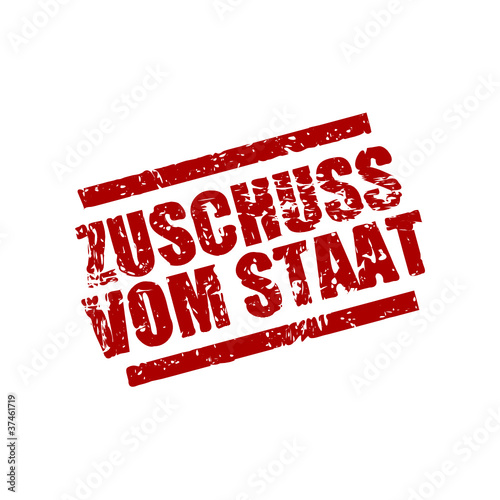stempel eckig zuschuss vom staat I
