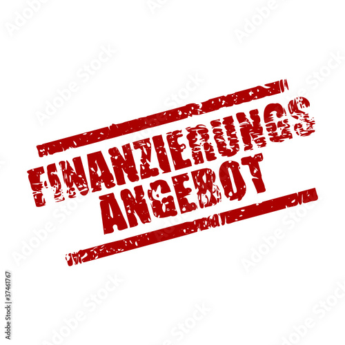 stempel eckig finanzierungsangebot I