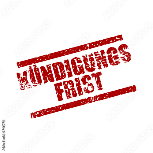 stempel eckig kündigungsfrist I