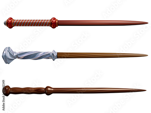 Selection of wizard wands