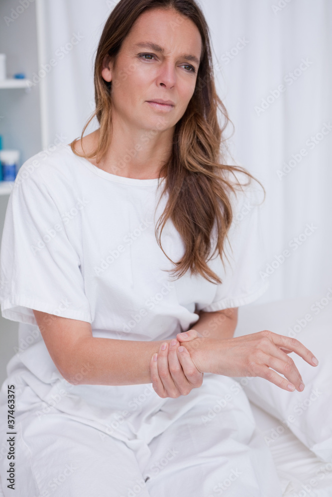 Woman suffering from pain Woman suffering from pain
