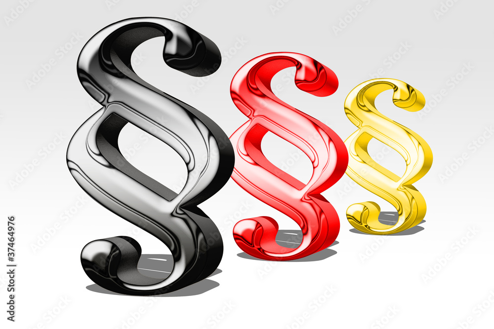 Naklejka premium deutsches Recht