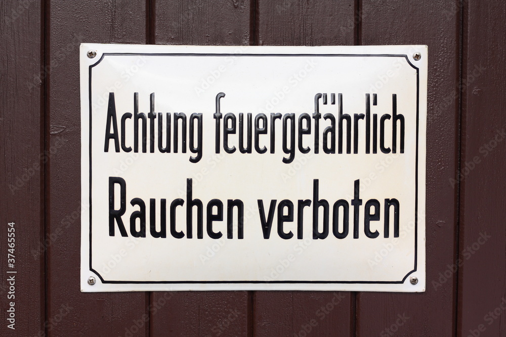 Warnschild Warnschild