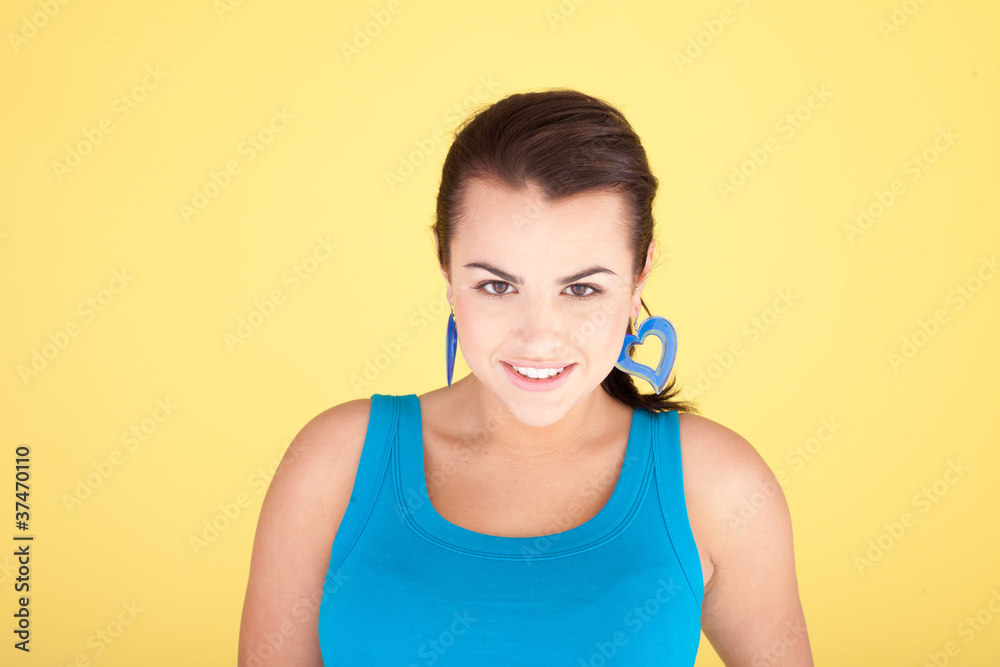 Young brunette posing Young brunette posing