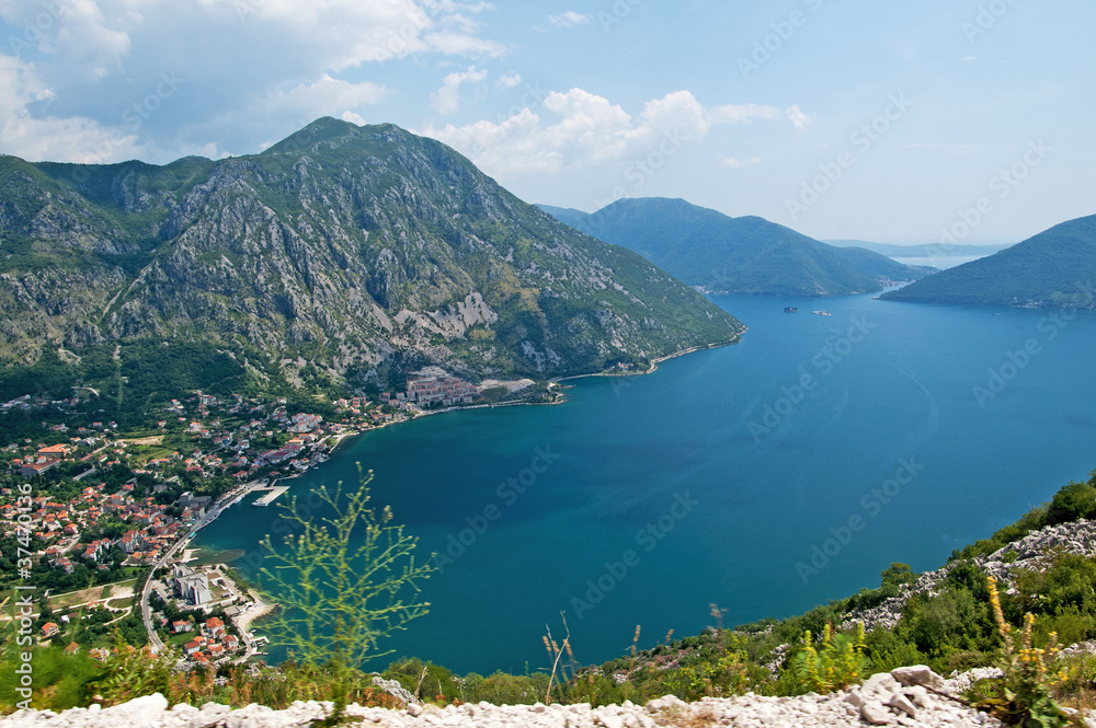 Nice view of bay, Montenegro Nice view of bay, Montenegro