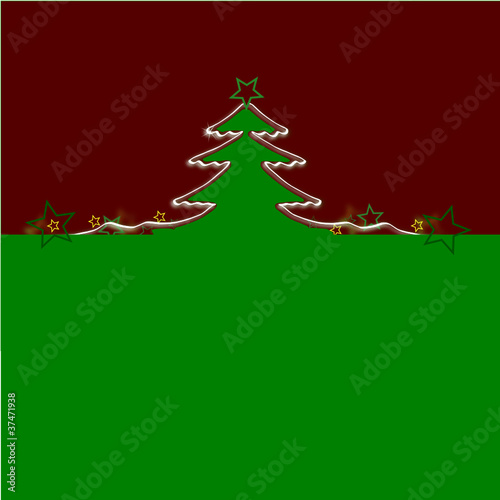 Tannenbaum-Weihnachtskarte