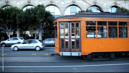Tram in San Francisco photo