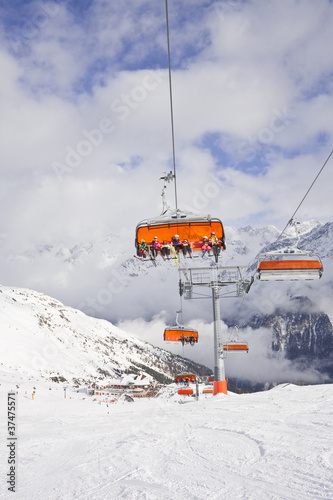 Ski resort Solden. Austria
