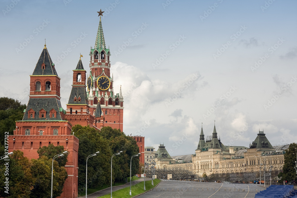 Red Square in Moscow, Russian Federation. Red Square in Moscow, Russian Federation.