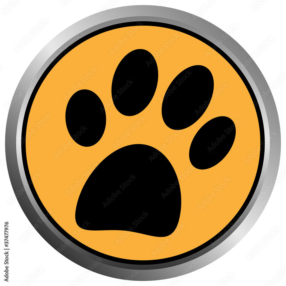 Paw button Paw button