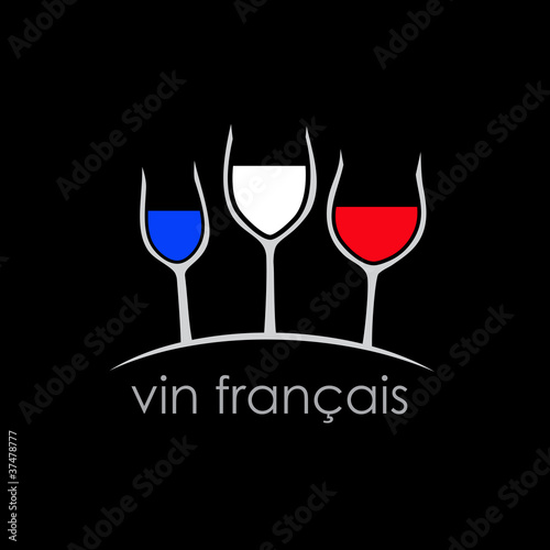 Logo vin français # Vectoriel