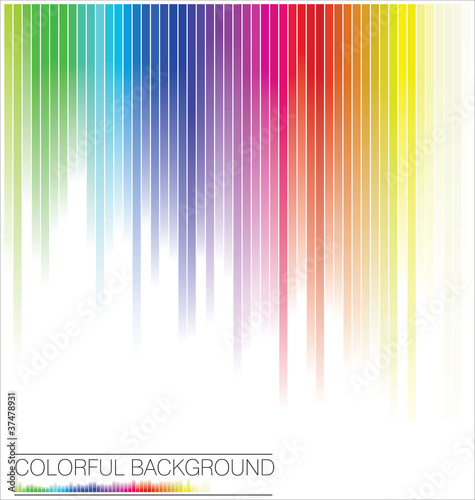 Rainbow wallpaper - Wall mural Abstract rainbow colours background