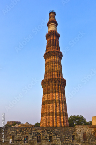 Qutb Minar, Delhi, the worlds tallest brick built minaret at 72m