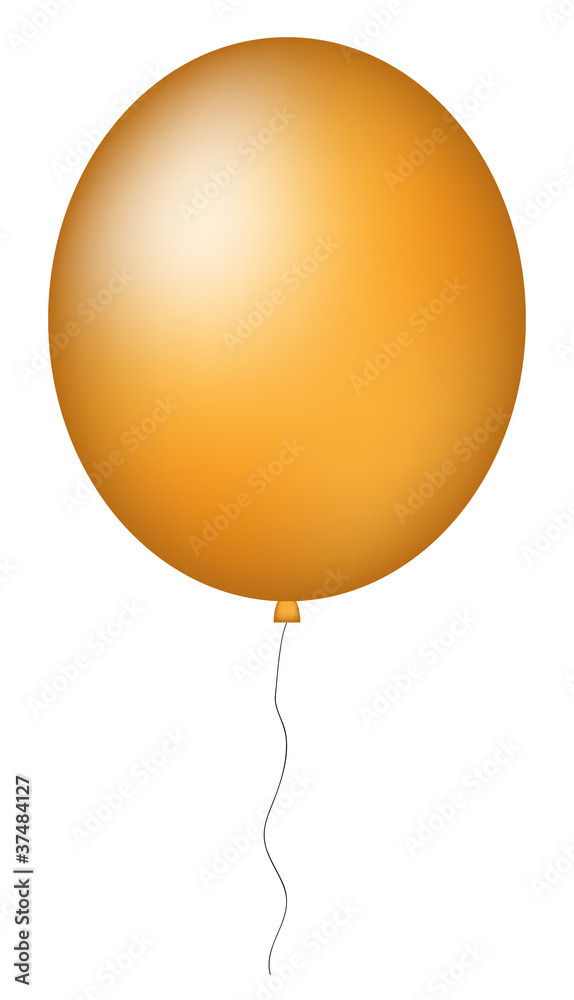 Orange big balloon